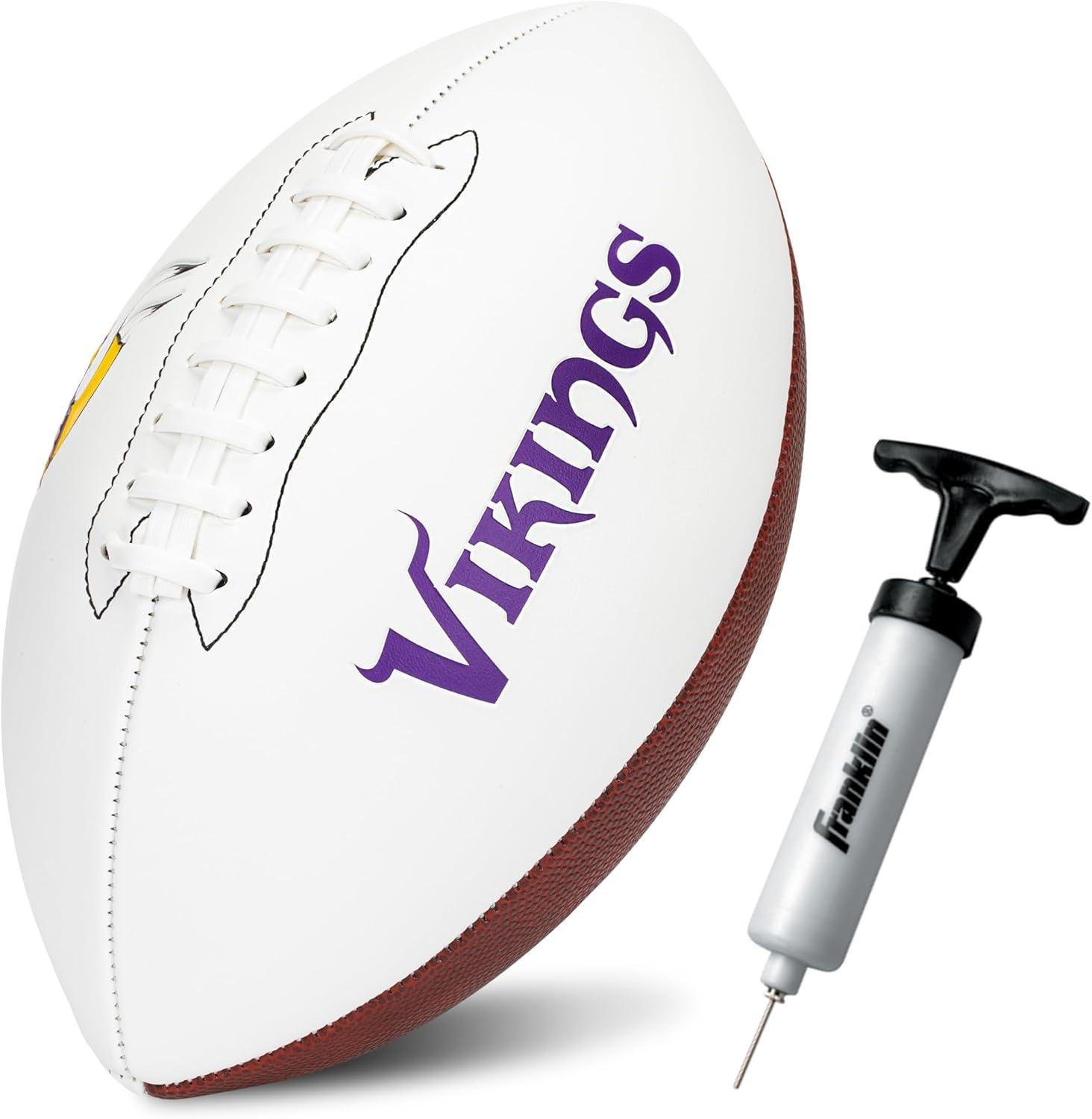 White Panel vs. Autograph Power: Franklin NFL Football Showdown for Fans... Seen It All?