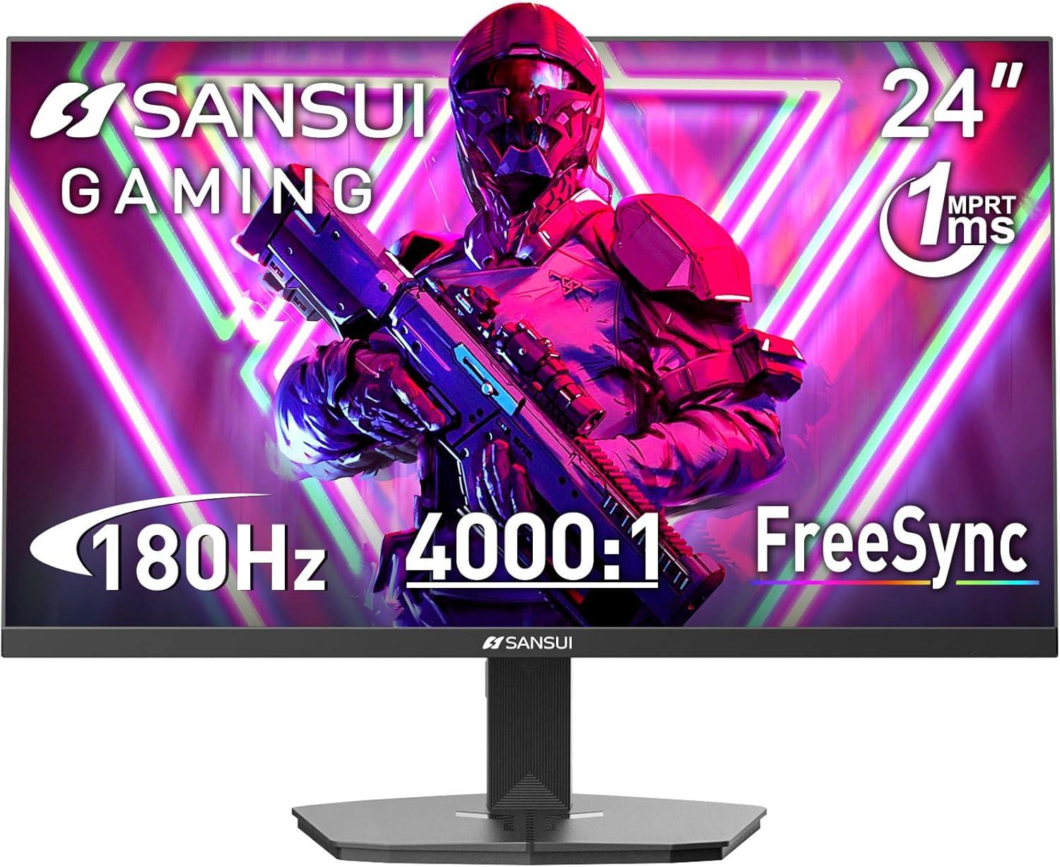 VESA Mount Tested: SANSUI 24 Inch Monitor vs Curved—Action!