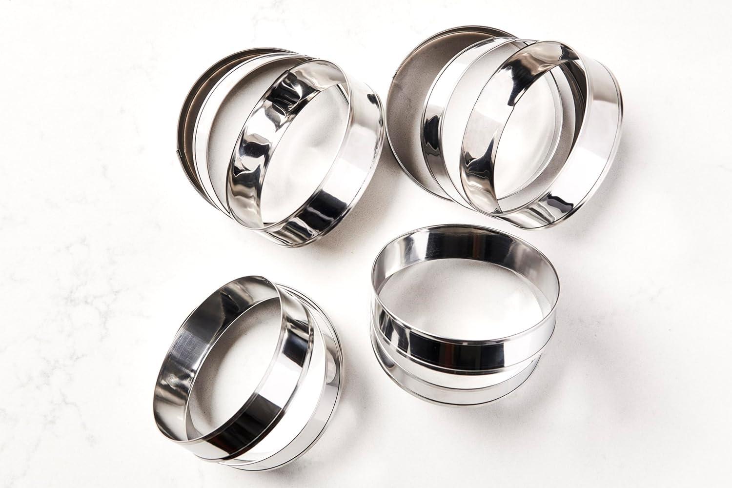 Arthur's Muffin Rings Tested: Round Steel Set Of 12