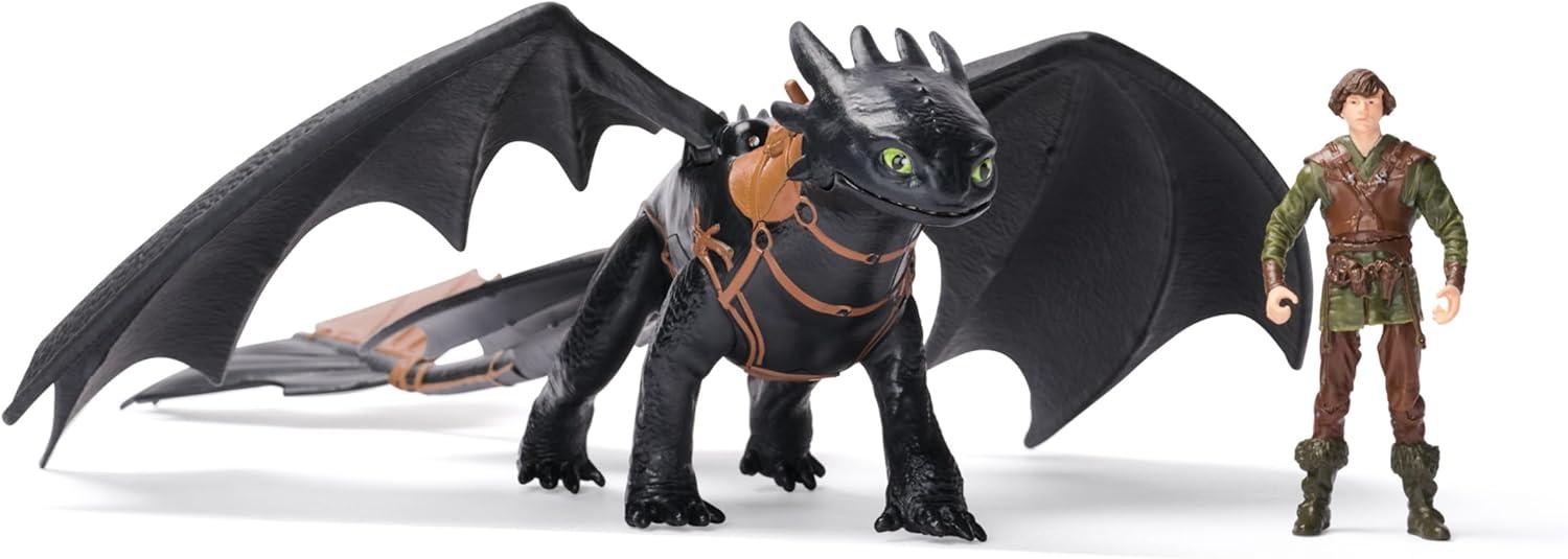 Dreamworks Dragons Tested: Toothless Meets Hiccup VS Viking Figures For Boys 4+... Action Up!
