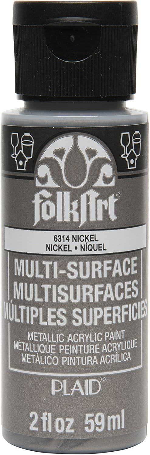 Surprising Finish Compared: FolkArt Multi-Surface Metallic Paint vs Nickel