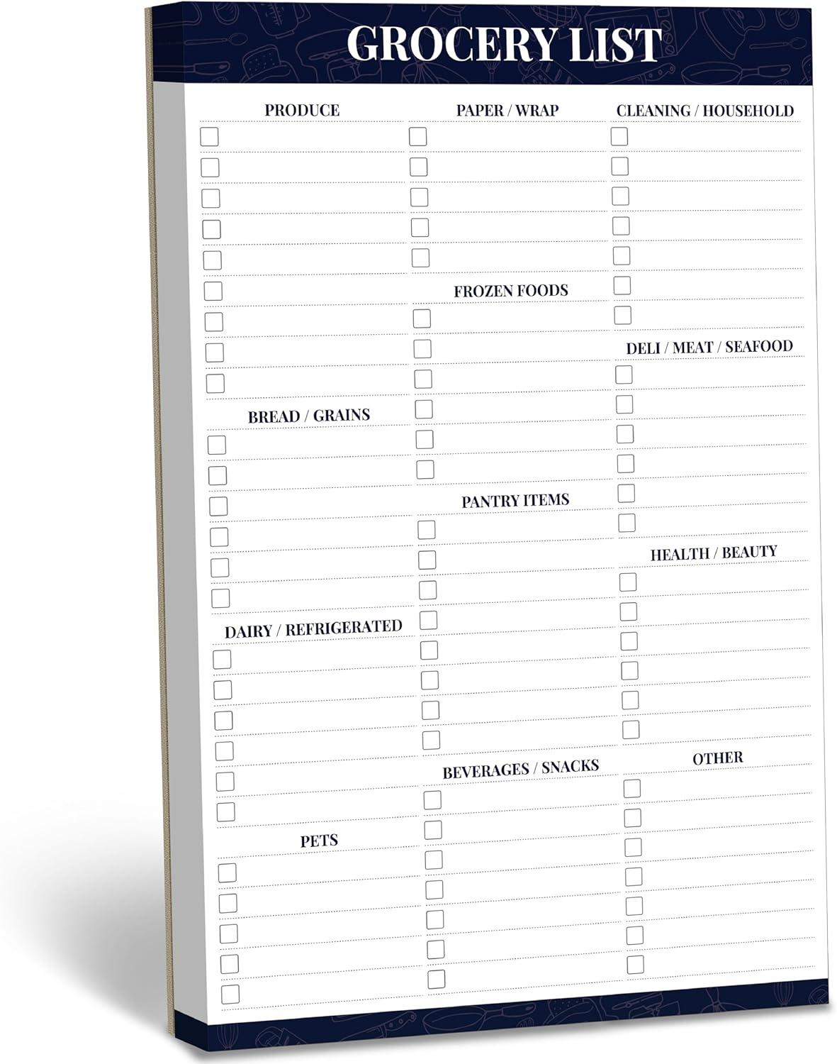 Versus List Pad: Tested Shoppingрганизованно, tested categories... Seasonal clutter simplified!