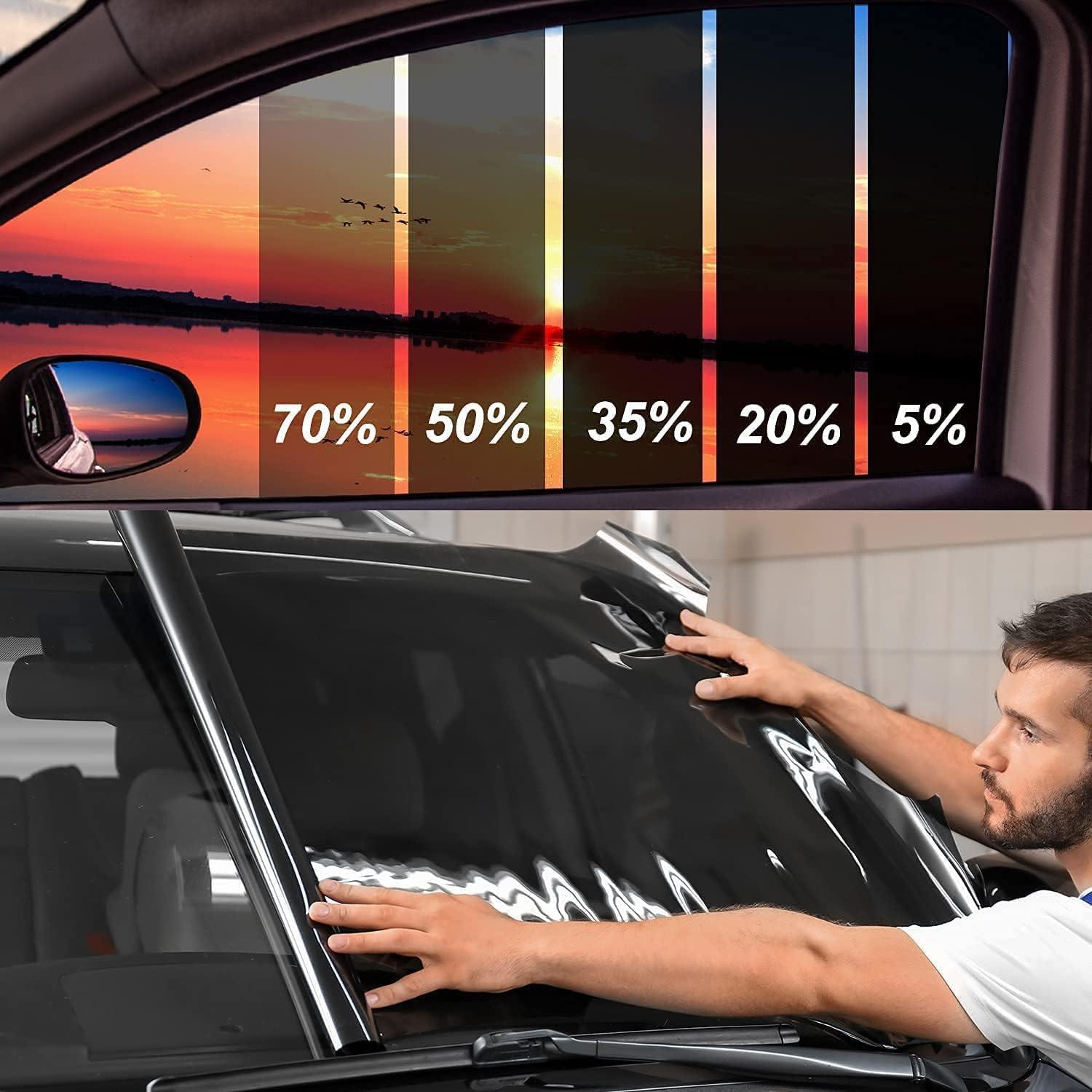 Surprising Tint Showdown: Easy Headlight Application!