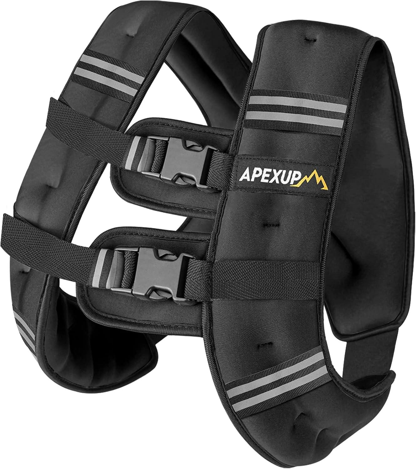 APEXUP Weighted Vest tested: Weights vs Reflective Stripe... Workouts, Running Fun!