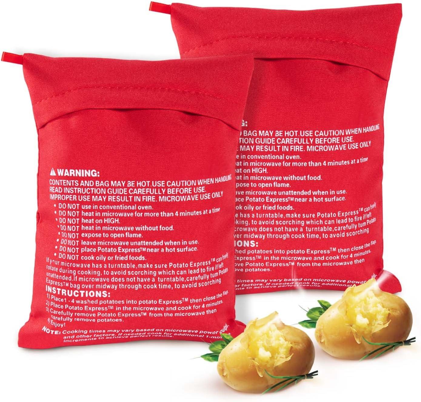 Reusable Potato Bag Tested Versus Trending Microwave cooks... Grab It Now!