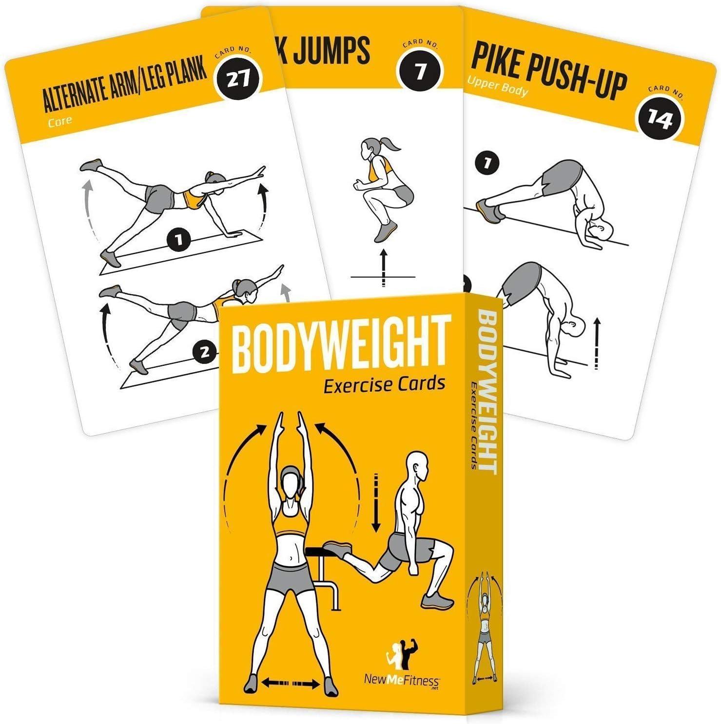 NewMe Cards: Tested Exercises Versus Home Workouts, Instant Fitness Guide (Deck)... Love At First Try!
