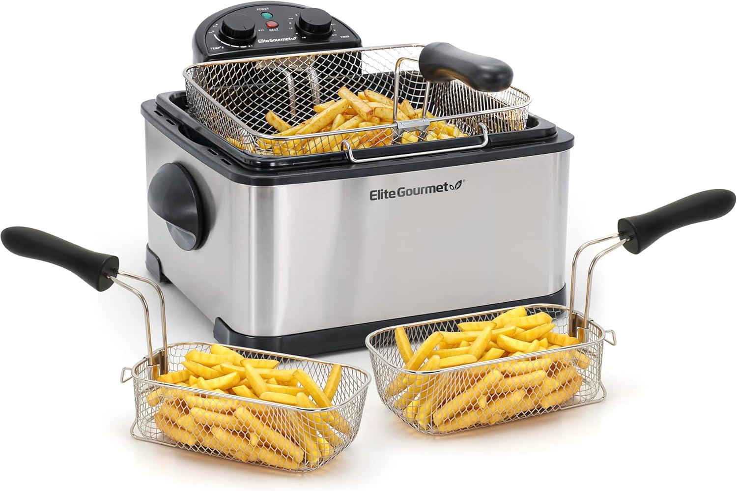 Elite Versus Deep Fryer Insight Tested... 45 Qt, 1700W, Timer