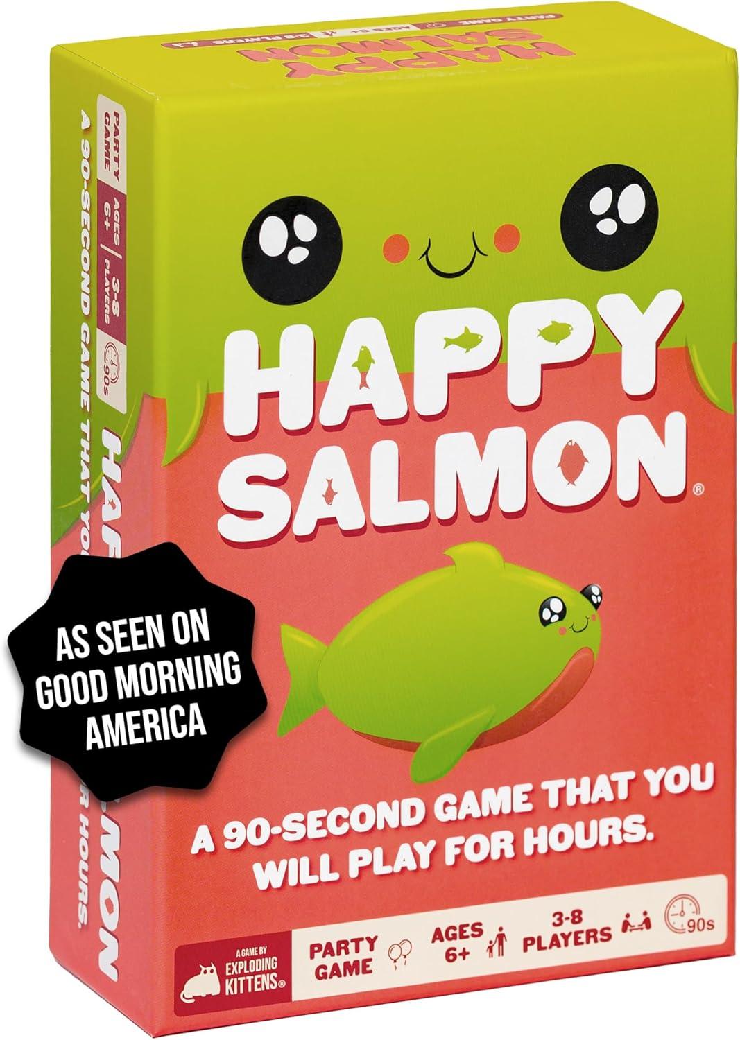 Happy Salmon vs. TikTok Trend...Tested Fast Fun Matching Game Perfect Party Pick!