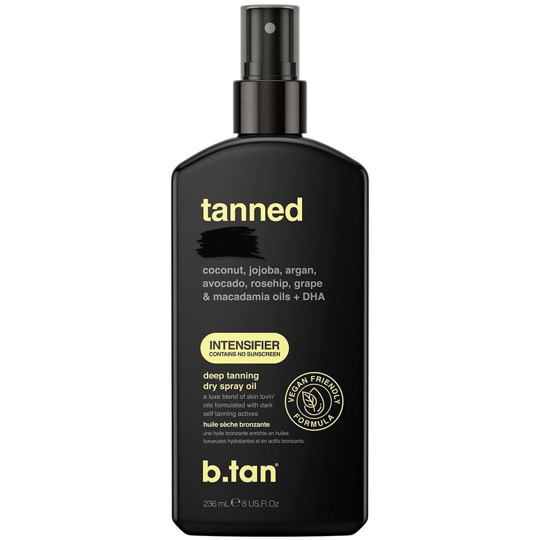 Compare B.Tan vs. Sun Oil: Surprising Tanning Power, Dry Spray Style